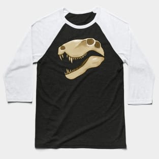 Dimetrodon Skull Baseball T-Shirt